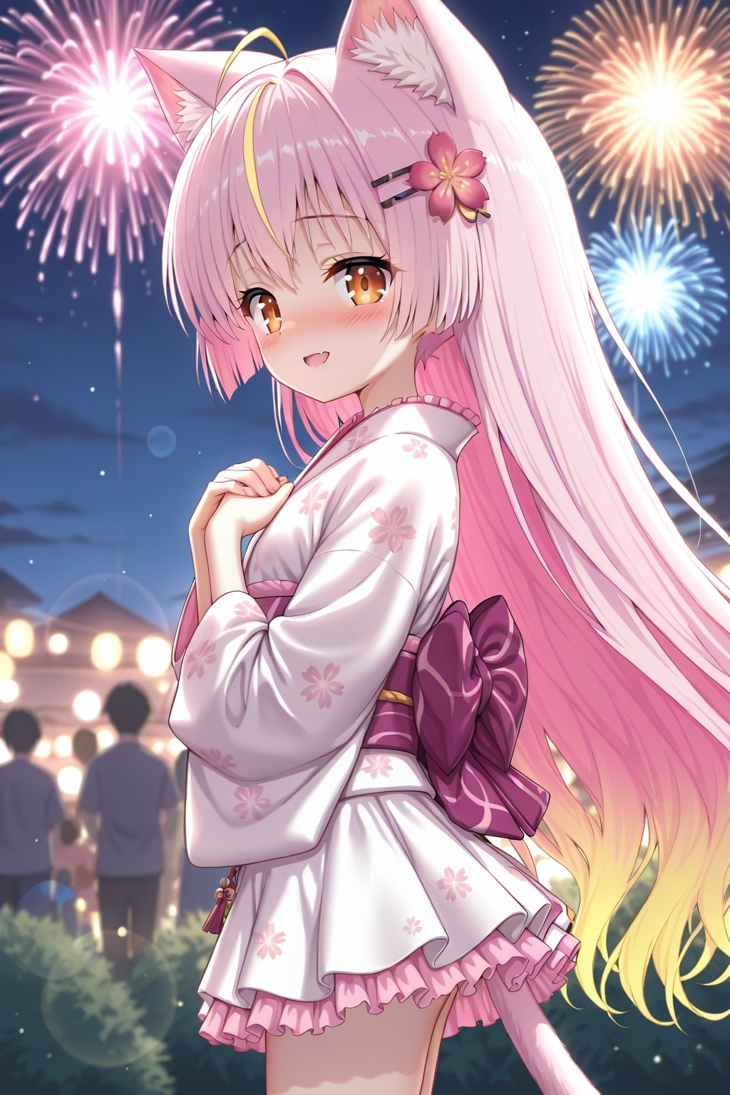 ネコミミハナビ
