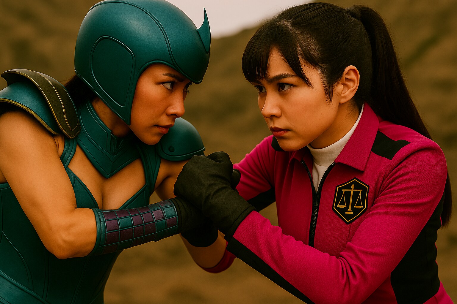 【妄想特撮】バトルシーン02 | の人気AIイラスト・グラビア