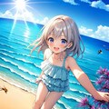水着姿の女の子 5枚目