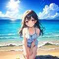 水着姿の女の子 12枚目