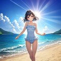 水着姿の女の子 8枚目