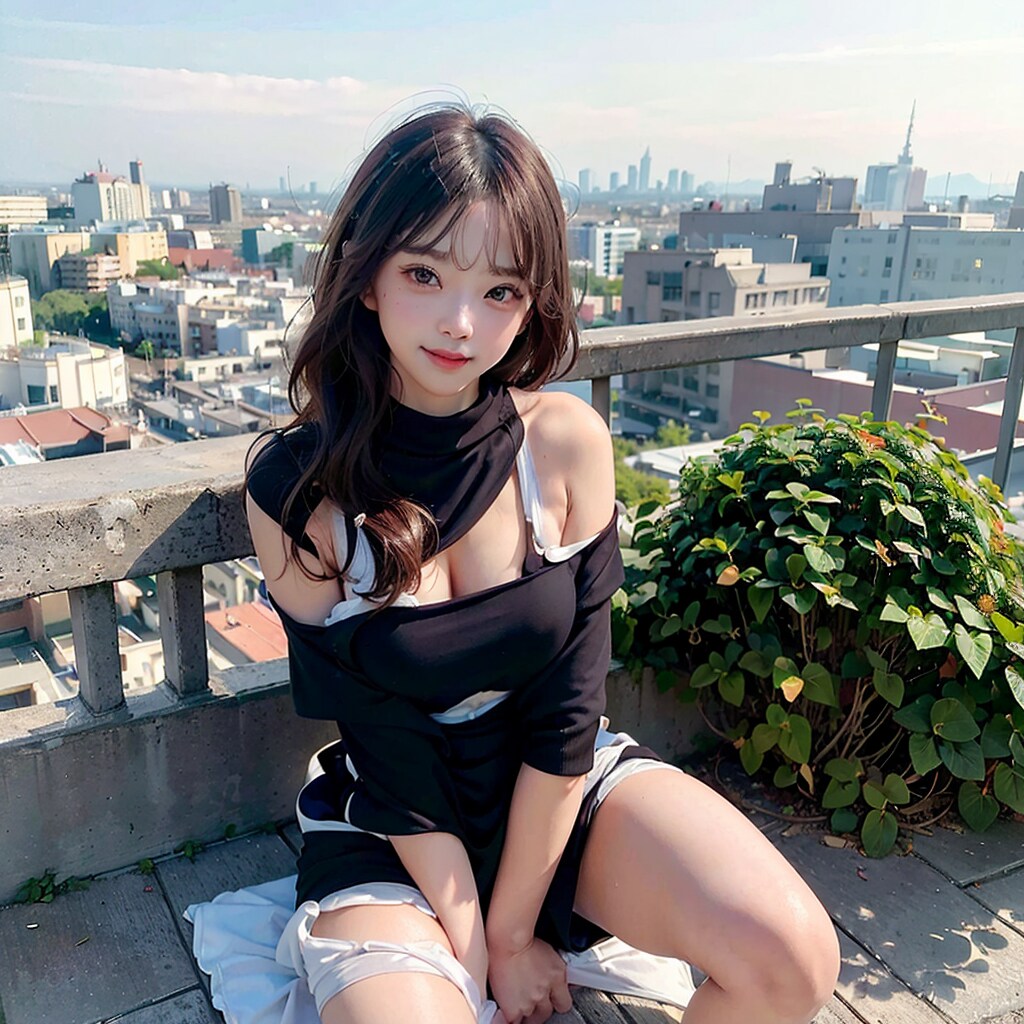 黒ニット