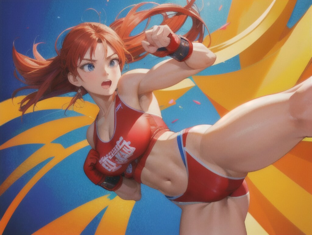 女キックボクサー01