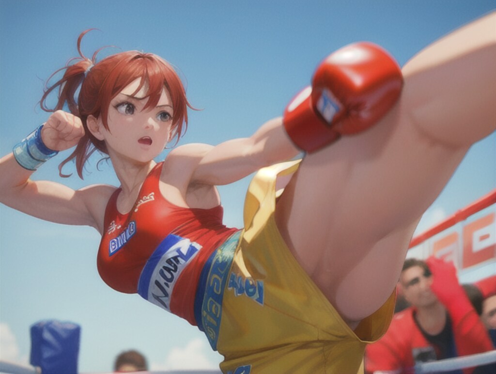 女キックボクサー01