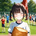 借り物競走の少女 2枚目