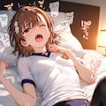 体操着で電マ 2枚目