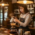 丁寧にコーヒーを淹れる 2枚目