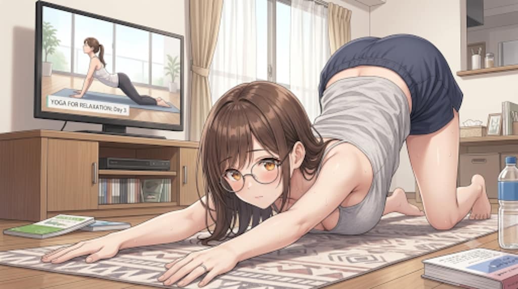 ダイエットを始める若妻
