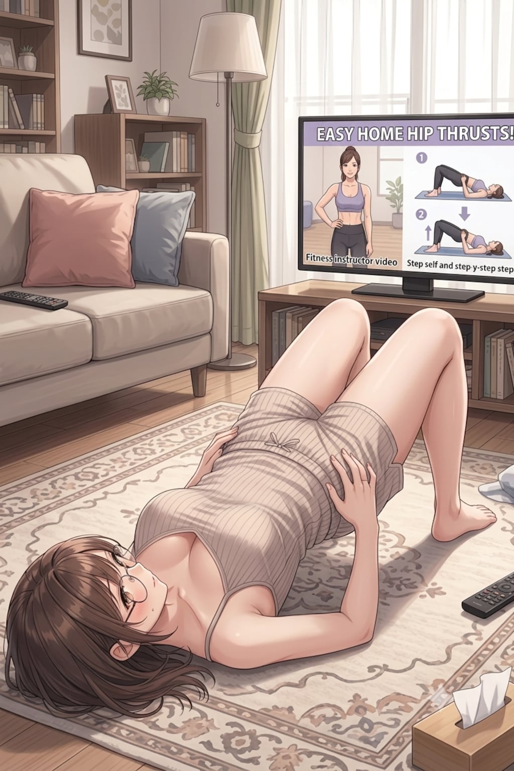 ダイエットを始める若妻
