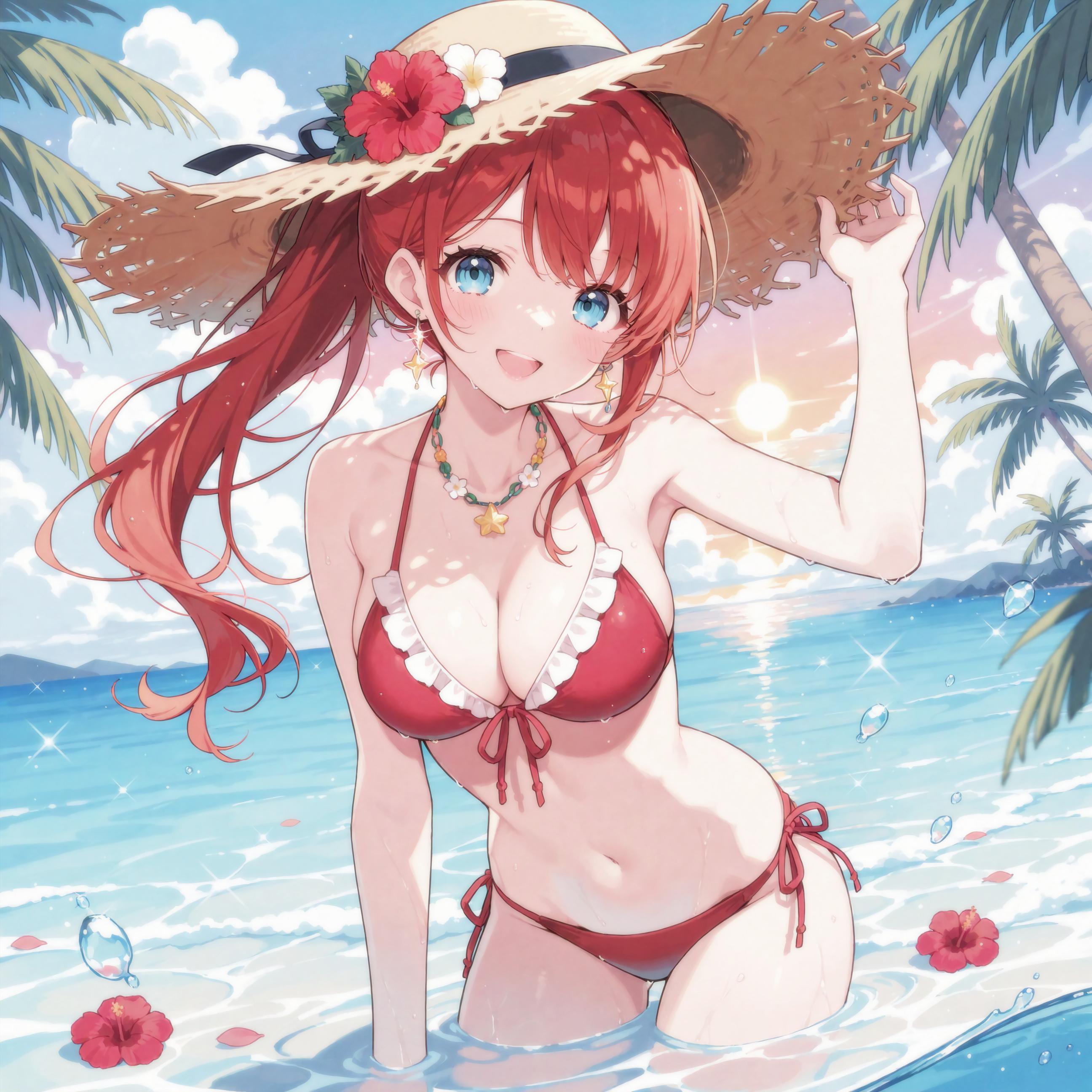 夏の浜辺