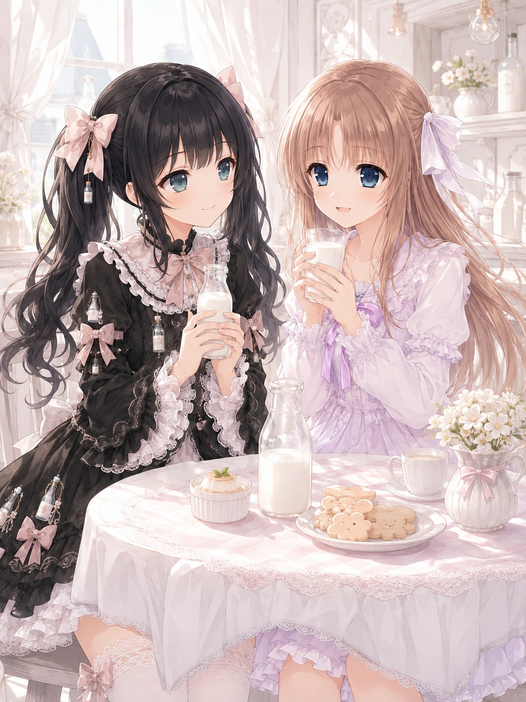 6/1 世界牛乳の日・牛乳の日 ① | の人気AIイラスト・グラビア