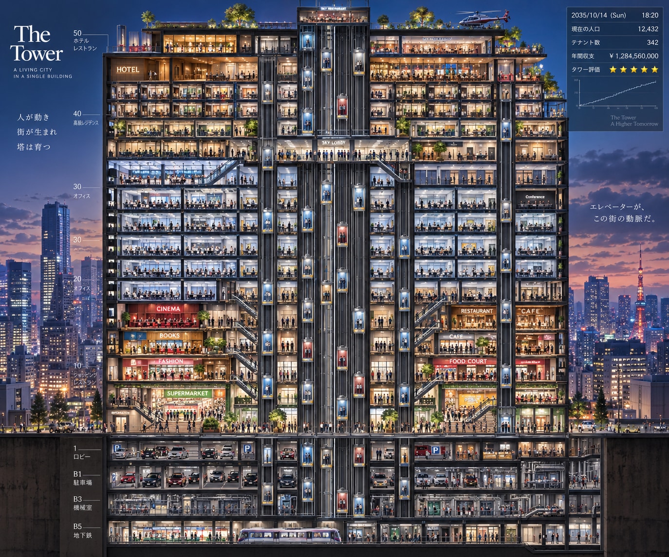 The Tower | の人気AIイラスト・グラビア