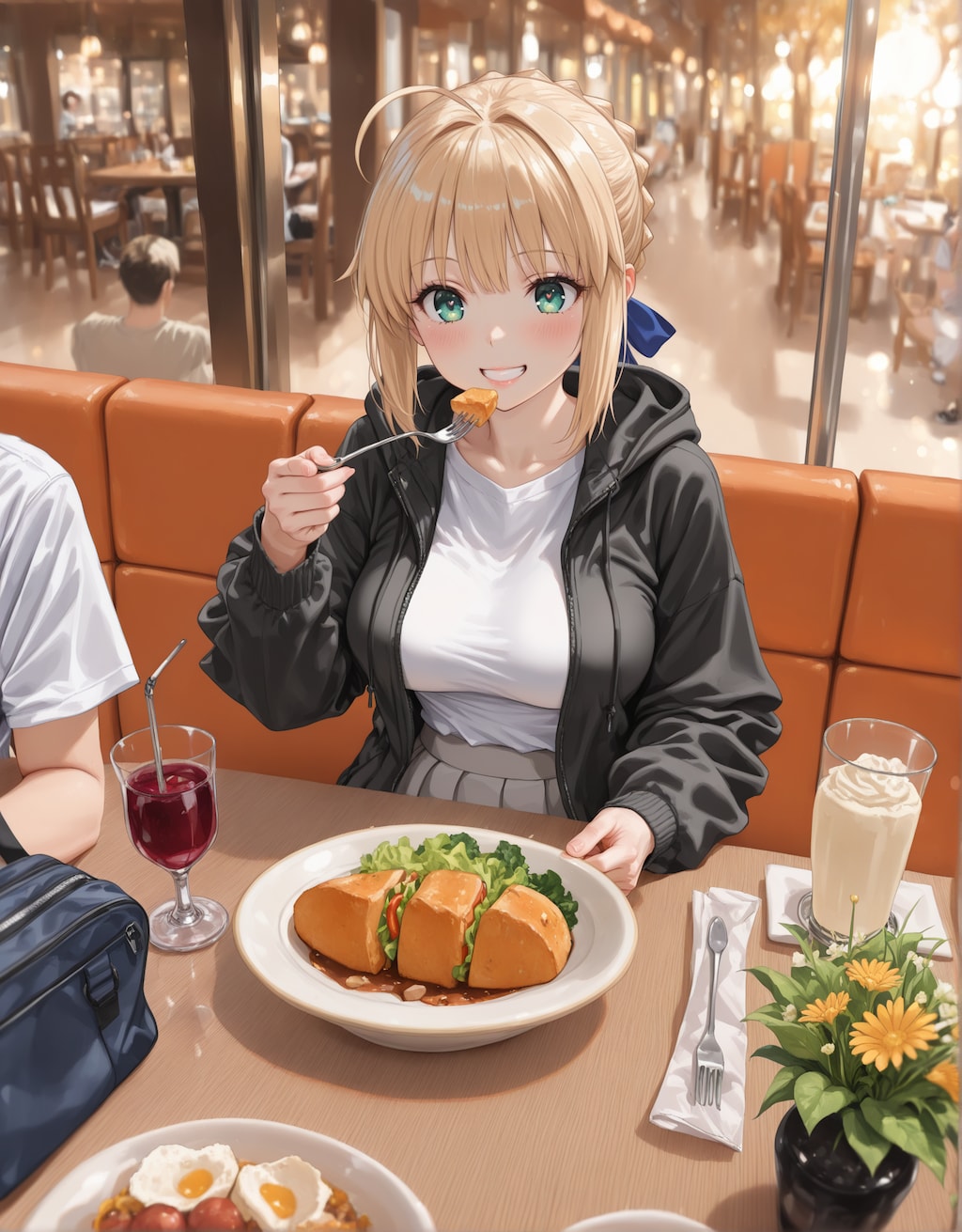 Fate_セイバー_ランチタイム