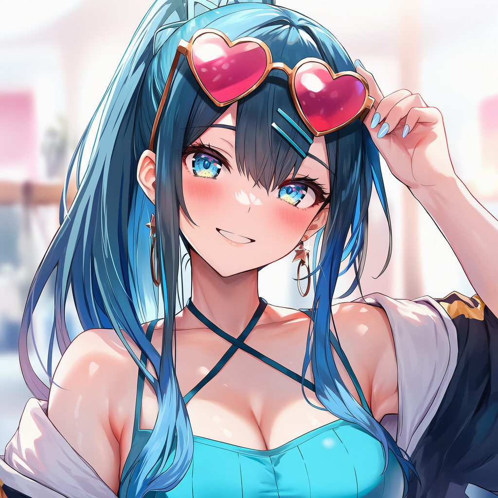 💗型サングラス