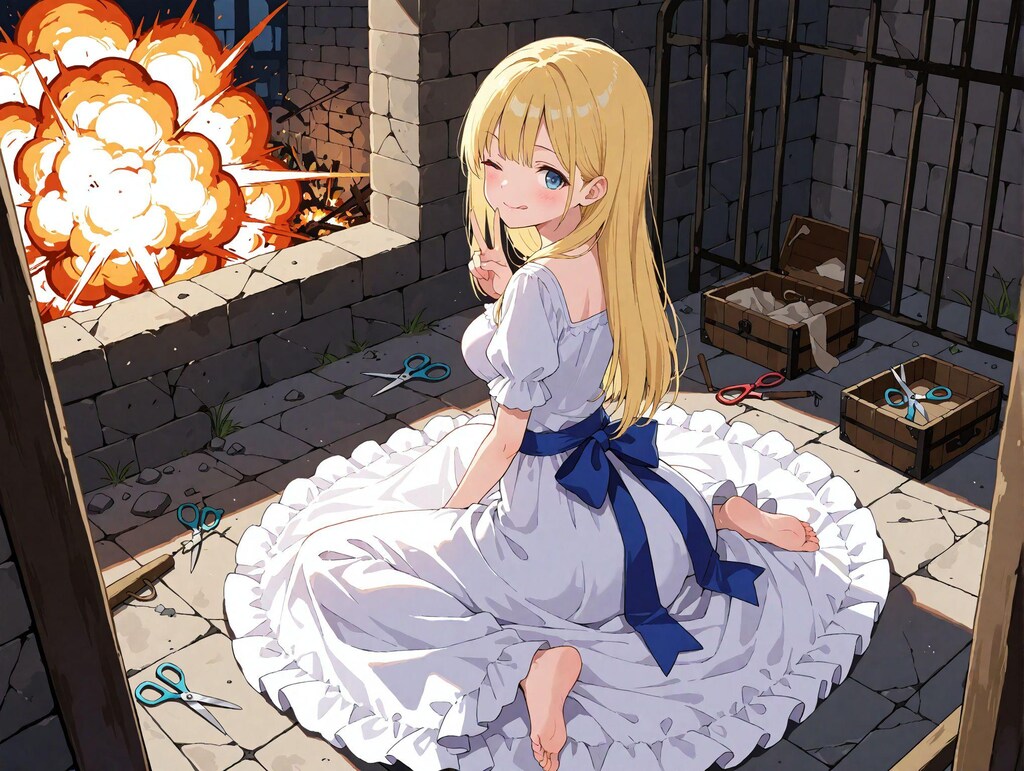 王女を捕らえた！これで我が魔お・・・え？