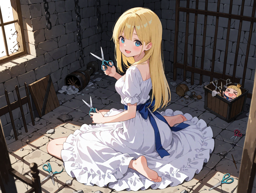 王女を捕らえた！これで我が魔お・・・え？