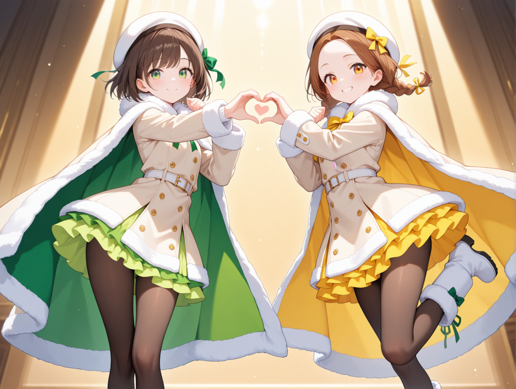 🥝＆🍌娘シール