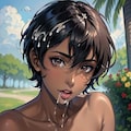 セミヌードギャル 3枚目