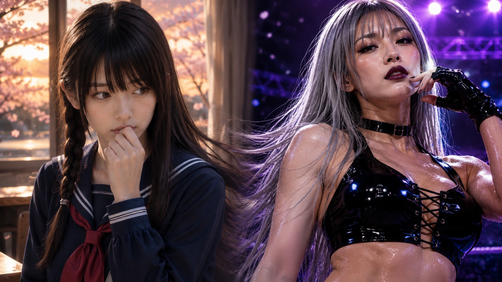 沙原美沙とリリス美沙