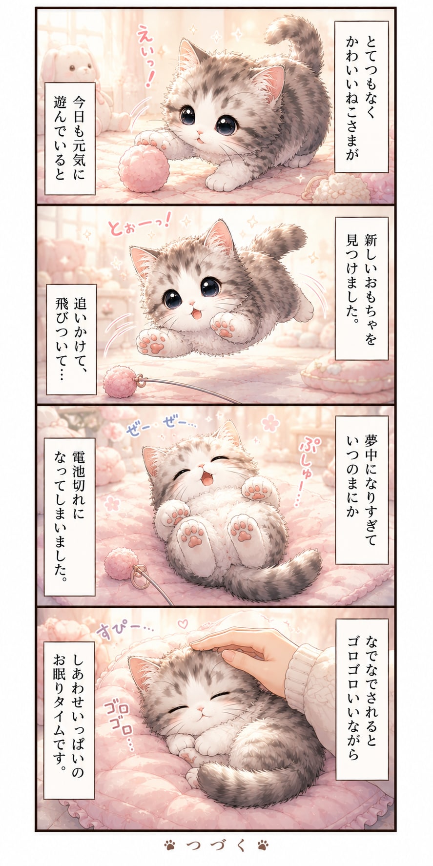 ねこさま4コマ【第3話】