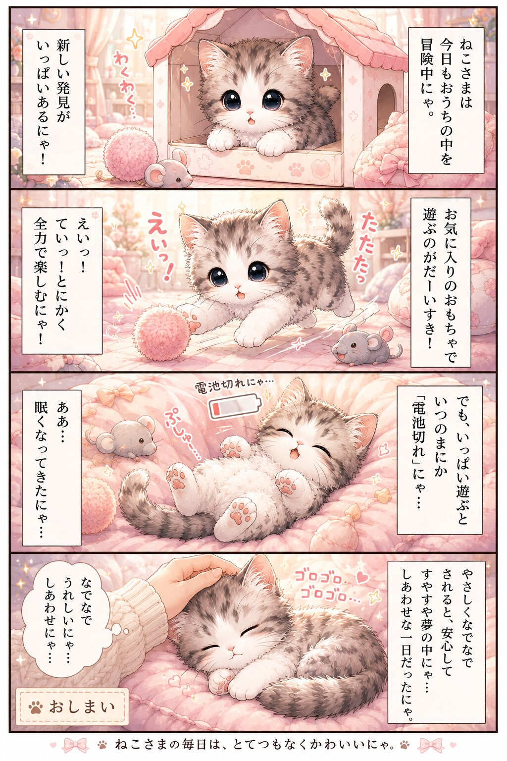 ねこさま4コマ【第3話】