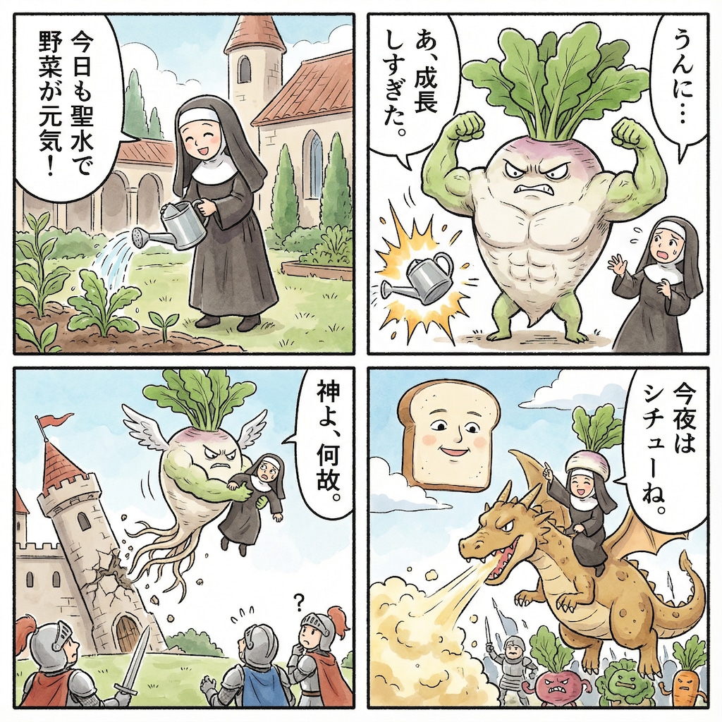 シスターさん4コマ