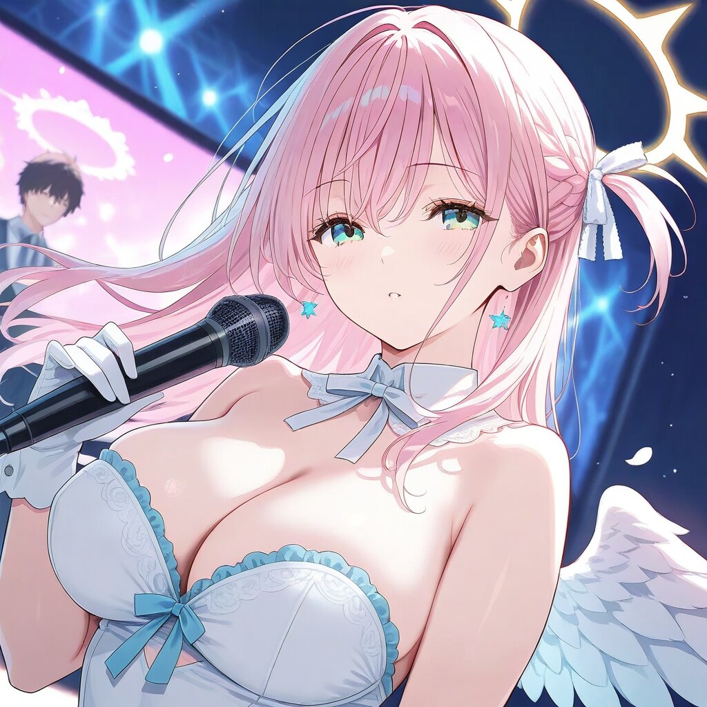 舞台裏でこっそりおっぱい見せてあげる♥
