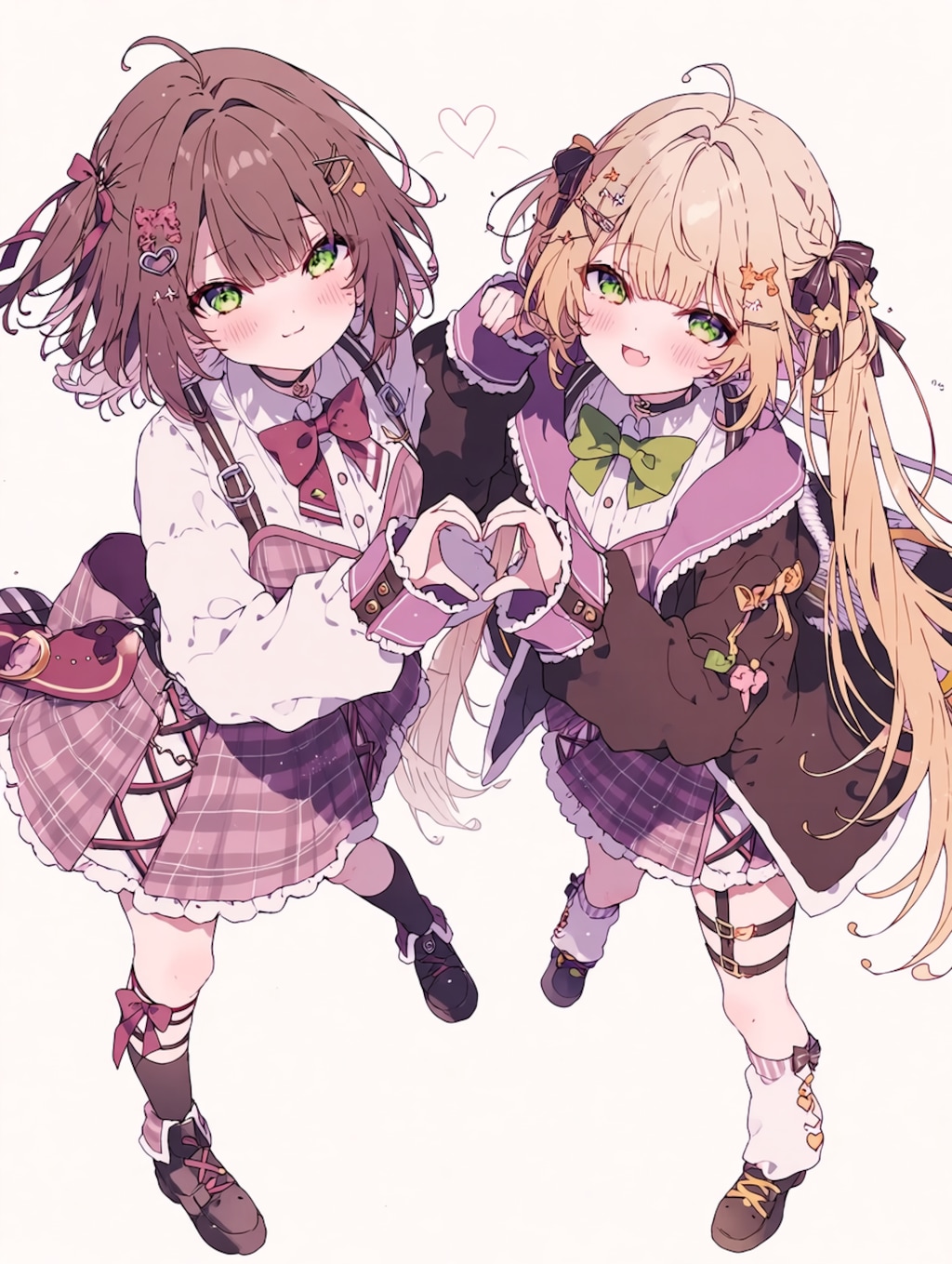 ハート合わせ♡