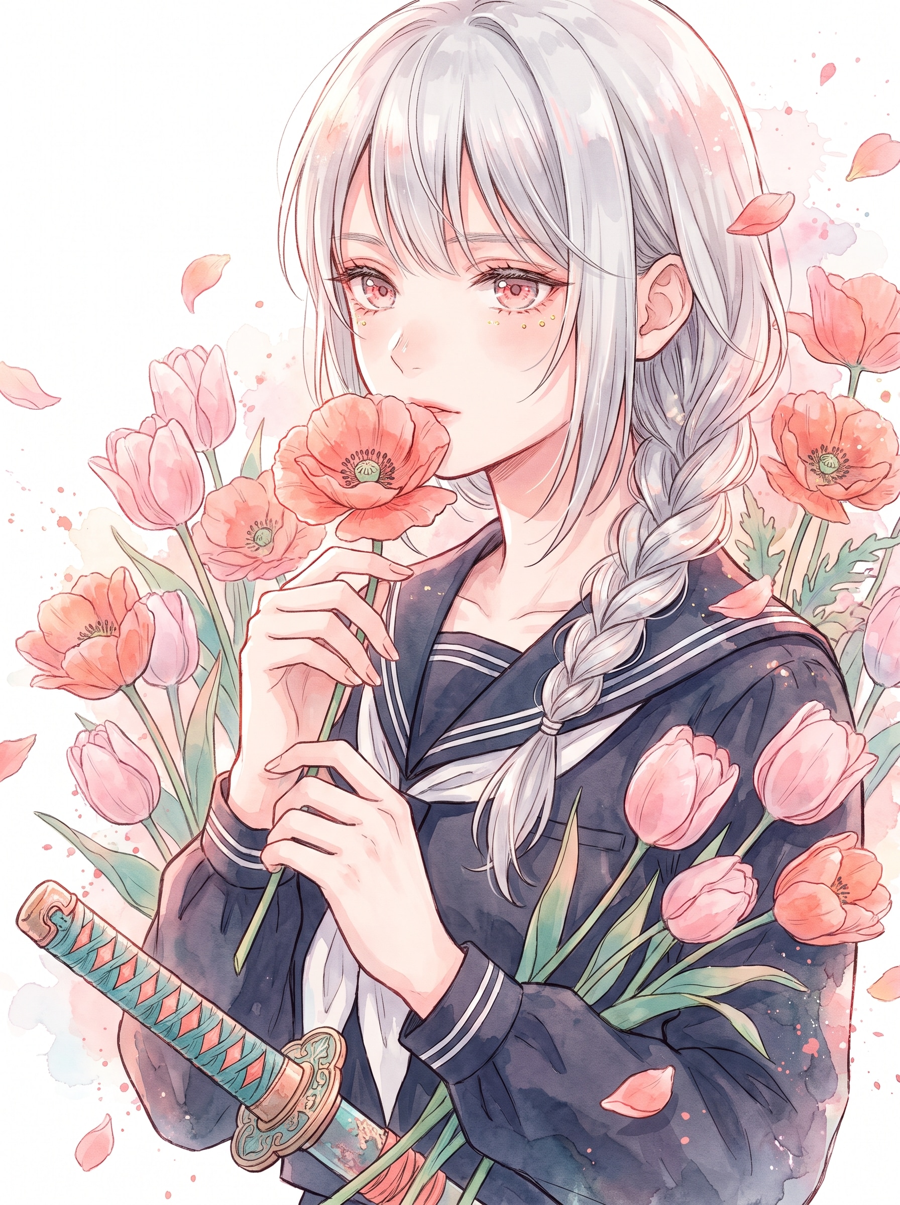 花縁の白刃