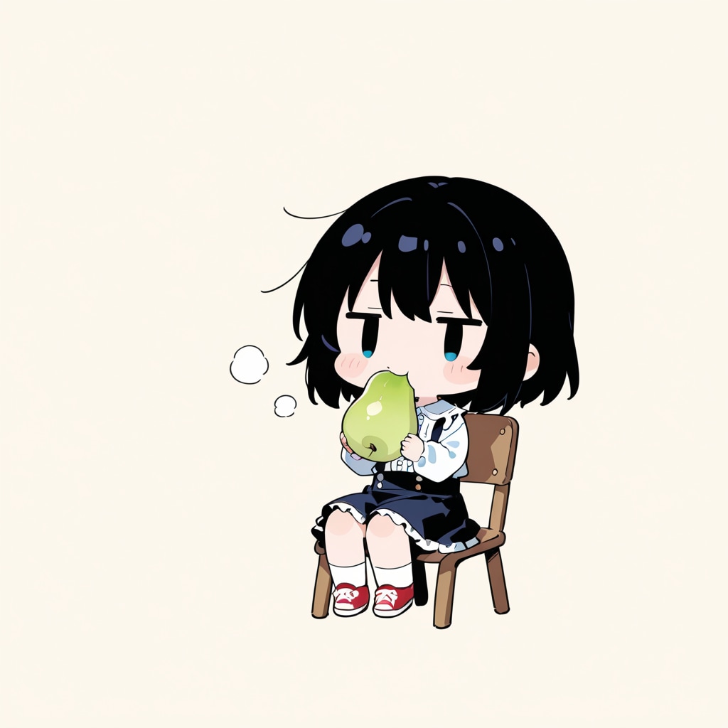 梨？を食べる