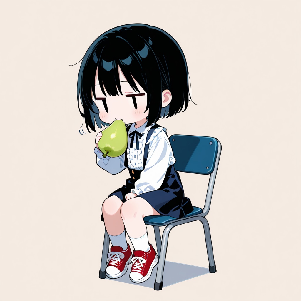 梨？を食べる