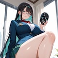 デスマスクと羅月沙良 2枚目