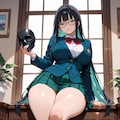 デスマスクと羅月沙良 5枚目