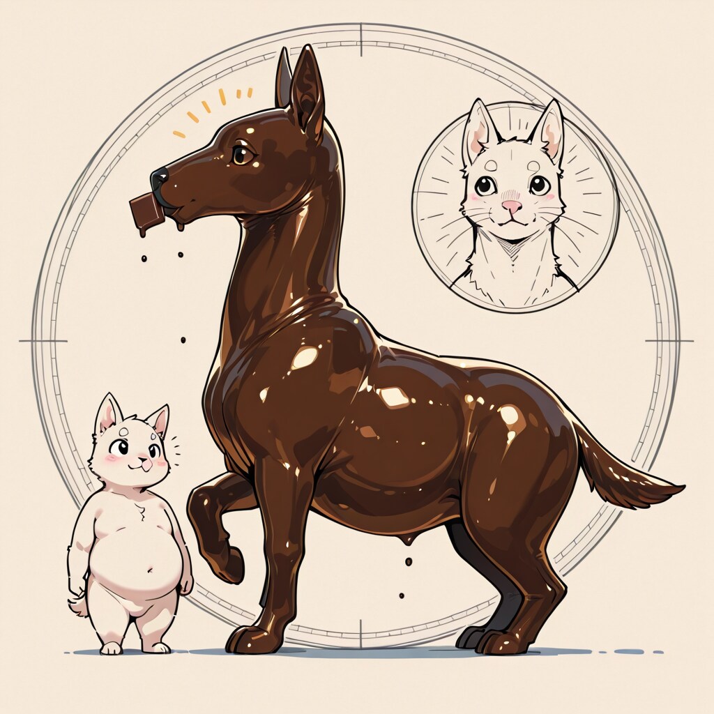 チョコレート馬 | の人気AIイラスト・グラビア
