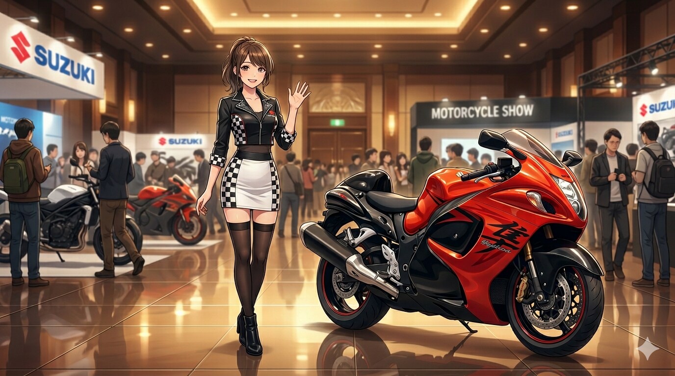 SUZUKIのブースからお届けｗ