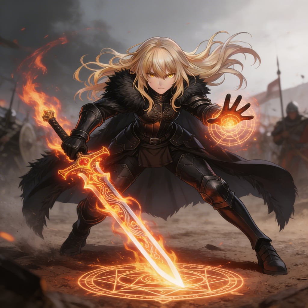 ブロンドの女騎士さん961