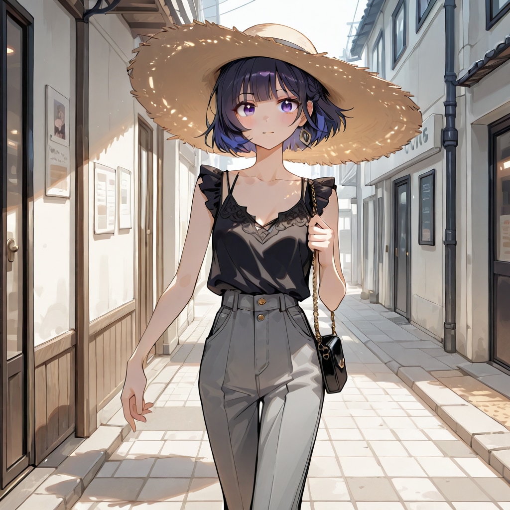 私服でお出掛け：OLさん