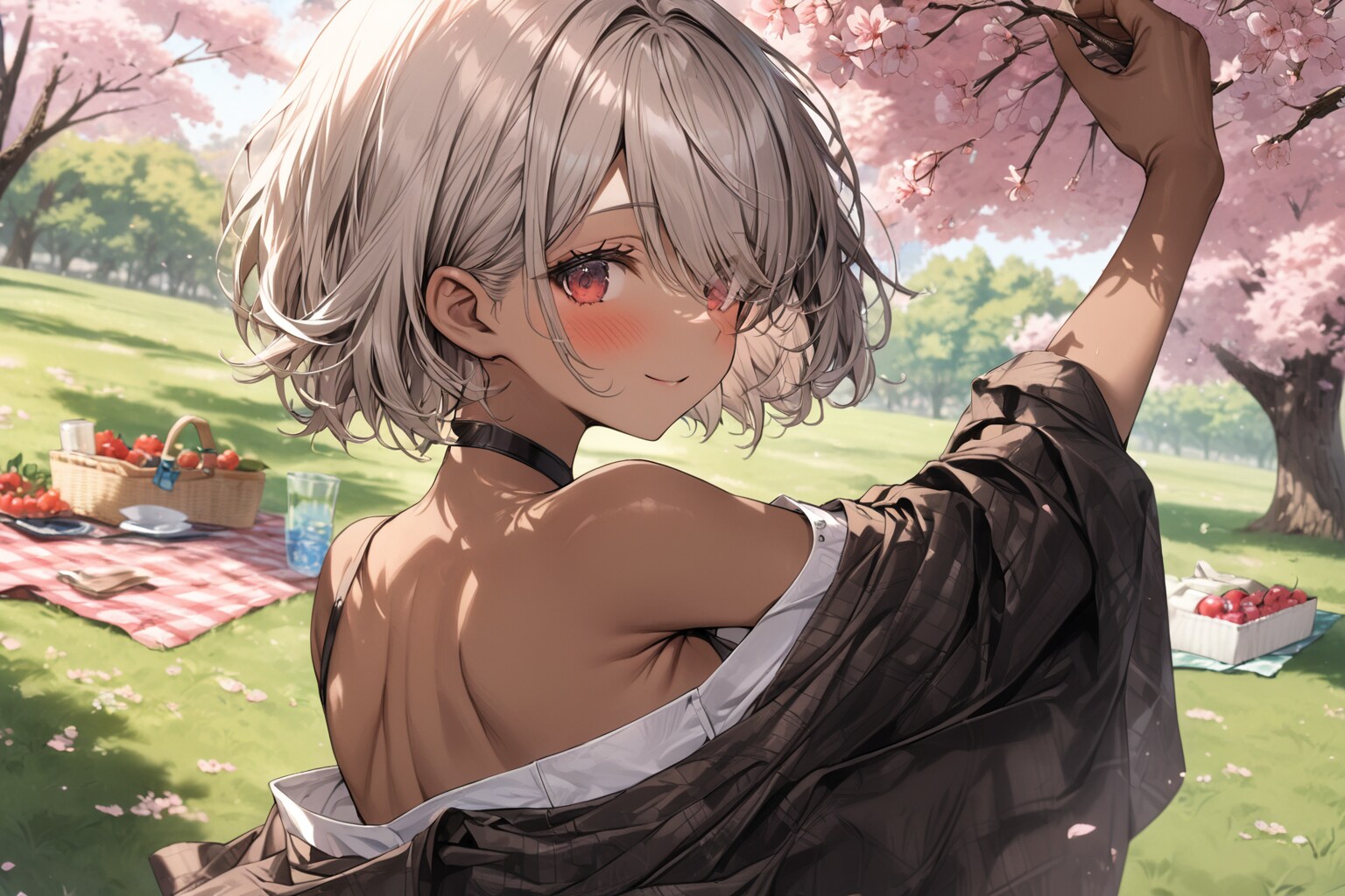 はだけちゃった///