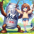 木の枝でチャンバラをしている小さな女の子 3枚目