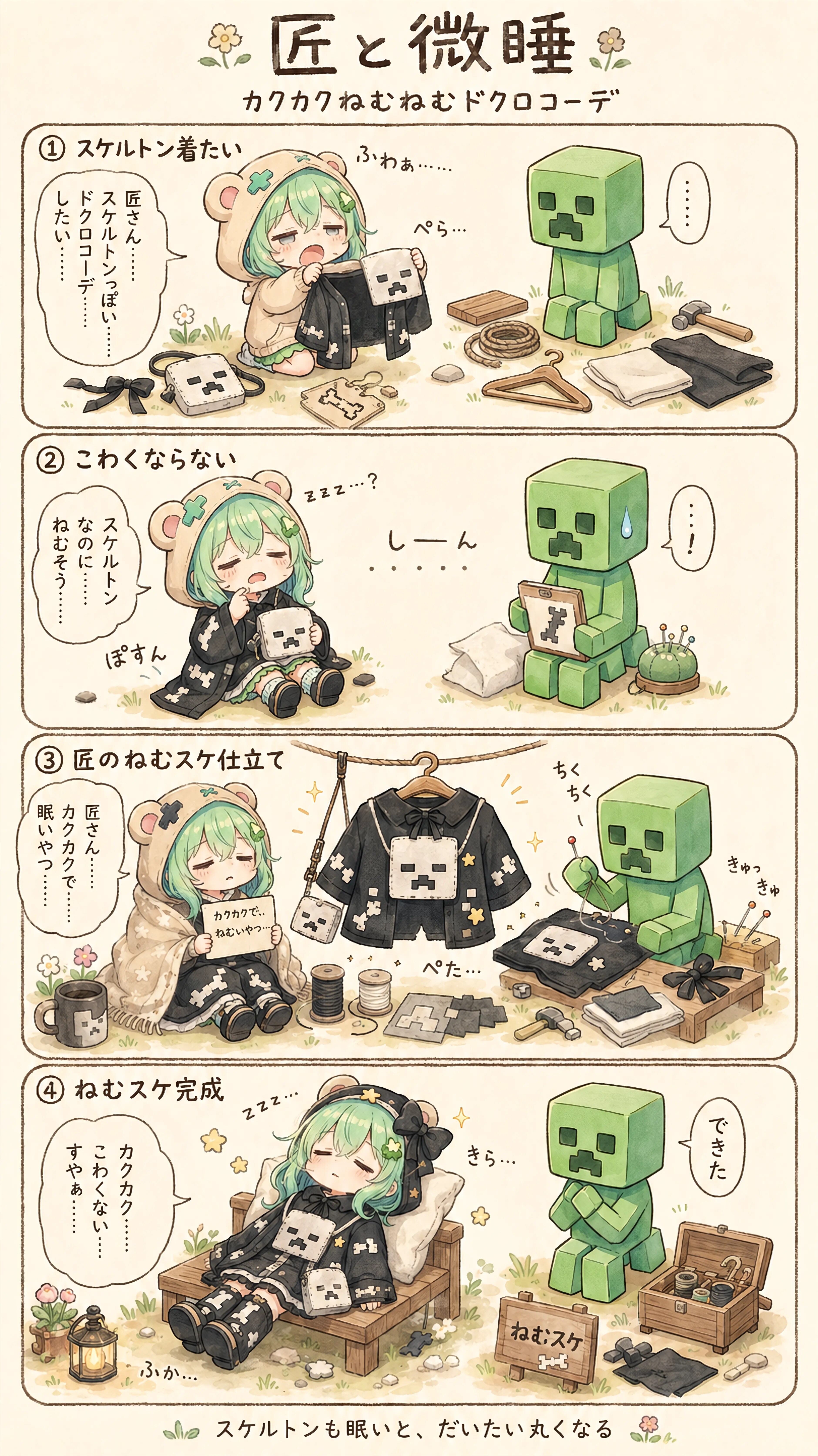 Sleepy Skeleton Fashion