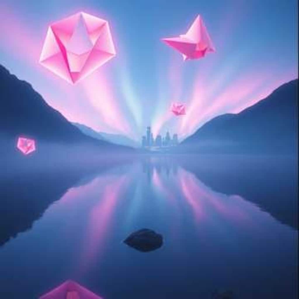 音楽性から生まれた画像、ラストの二枚は音楽の対話中のAIが途中でエラーを起こして画像を吐き出したもの