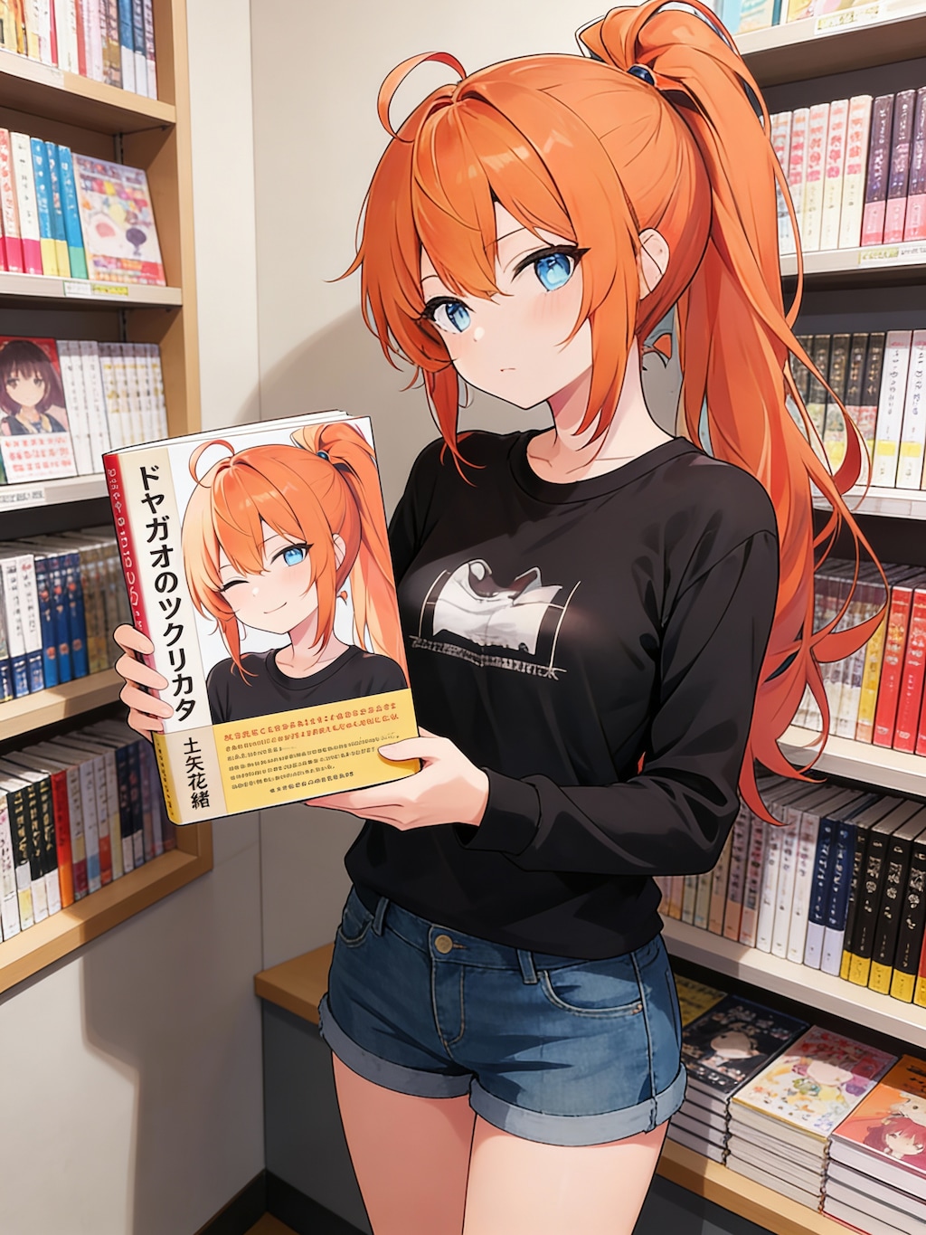 357 本を宣伝するドヤ子