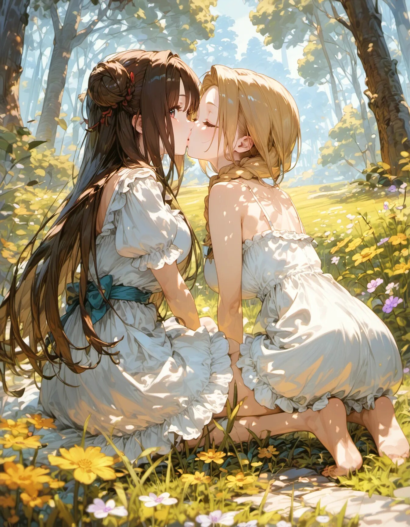 A Kiss in the Wildflowers