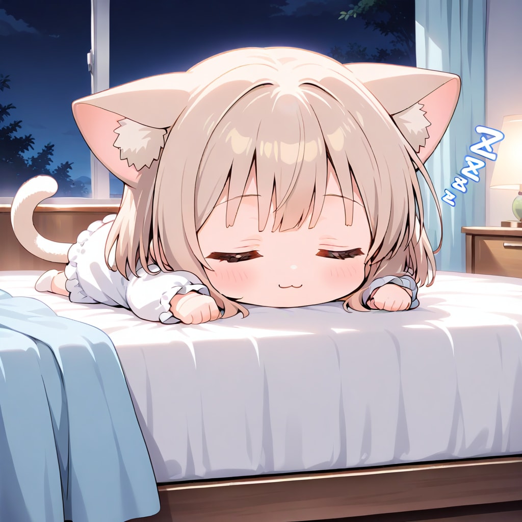 おやすみにゃん | の人気AIイラスト・グラビア