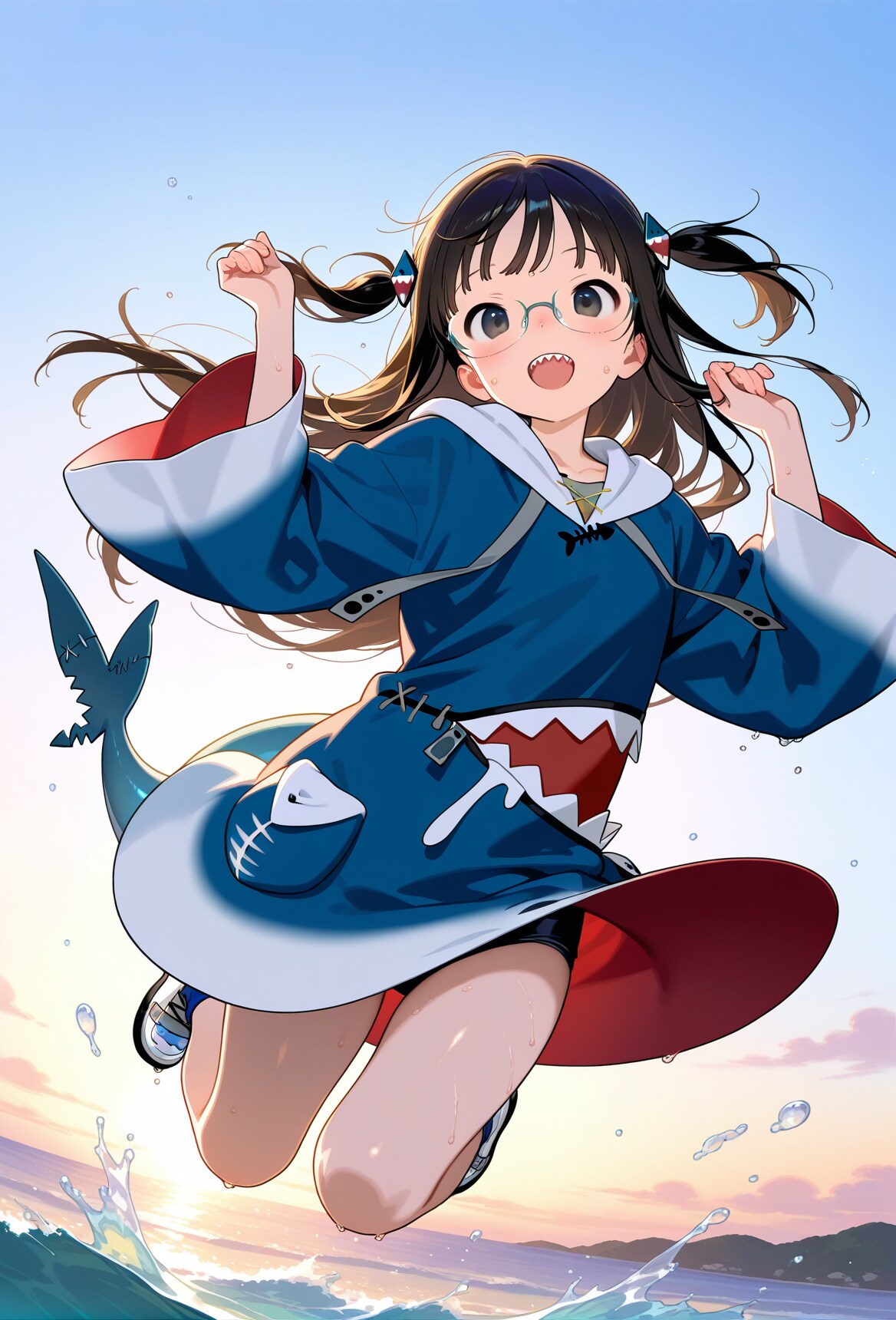 今日は元気にジャンプする