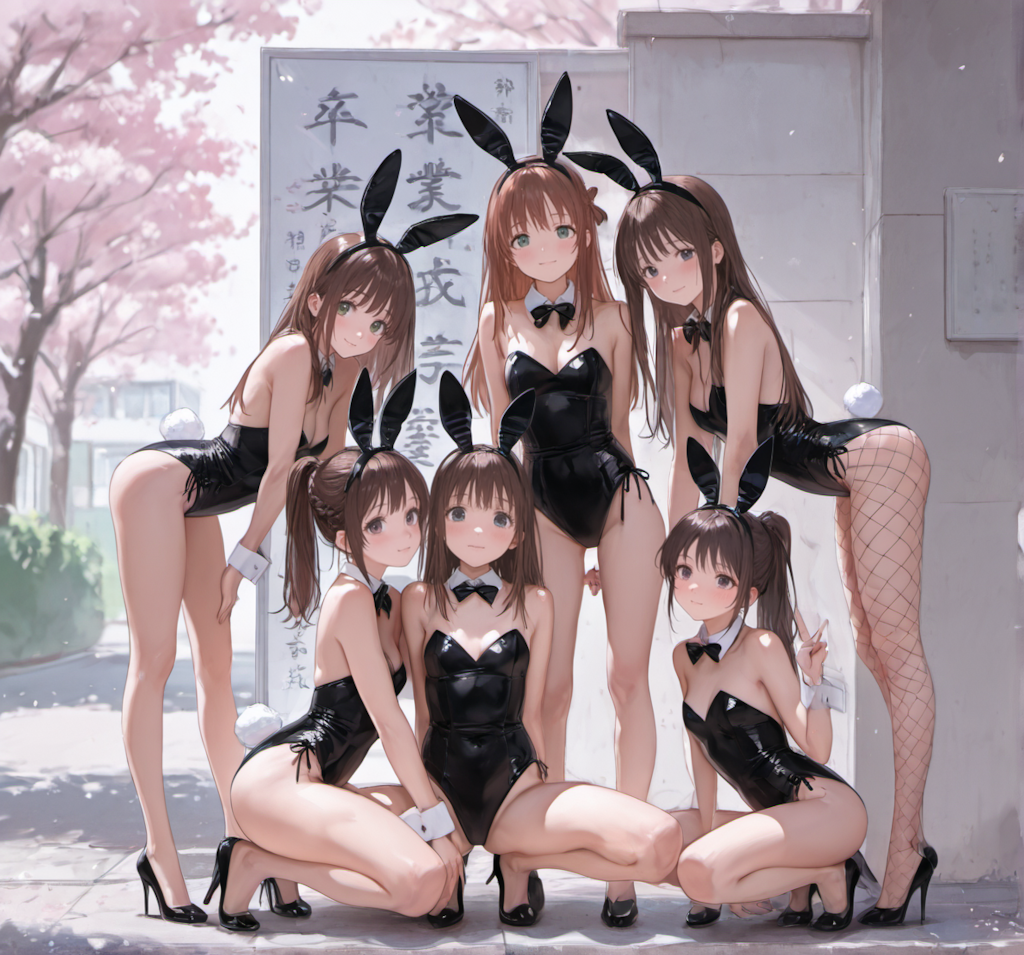 バニー学科の卒業式