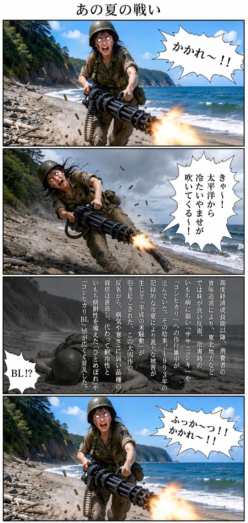 【漫画】あの夏の戦い