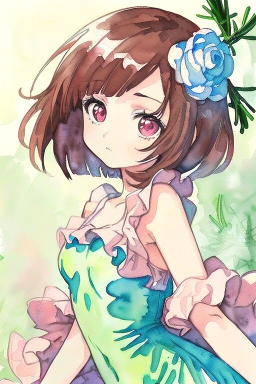 水彩画 | の人気AIイラスト・グラビア