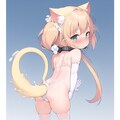 猫耳ツインテールとシッポの女の子 20 4枚目