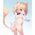 猫耳ツインテールとシッポの女の子 20 3枚目